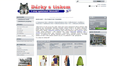 Desktop Screenshot of darkystiskem.eu